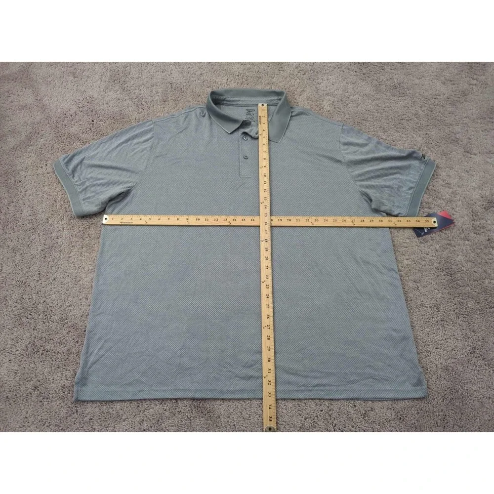 Reebok Polo Shirt Mens 4XLT TALL Gray‎ Speedwick Golf Athletic Casual - Picture 4 of 7